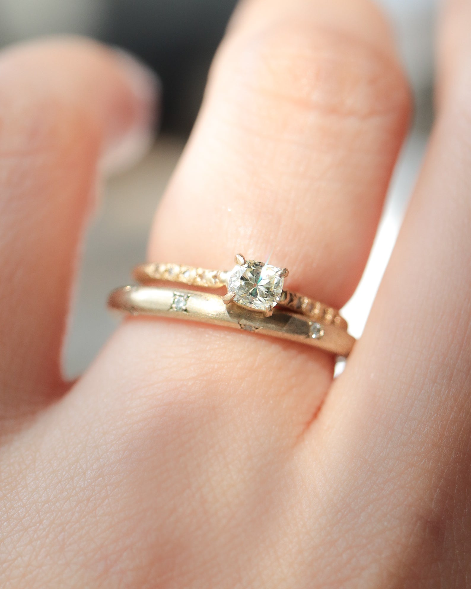 Prong Ring - Diamond -