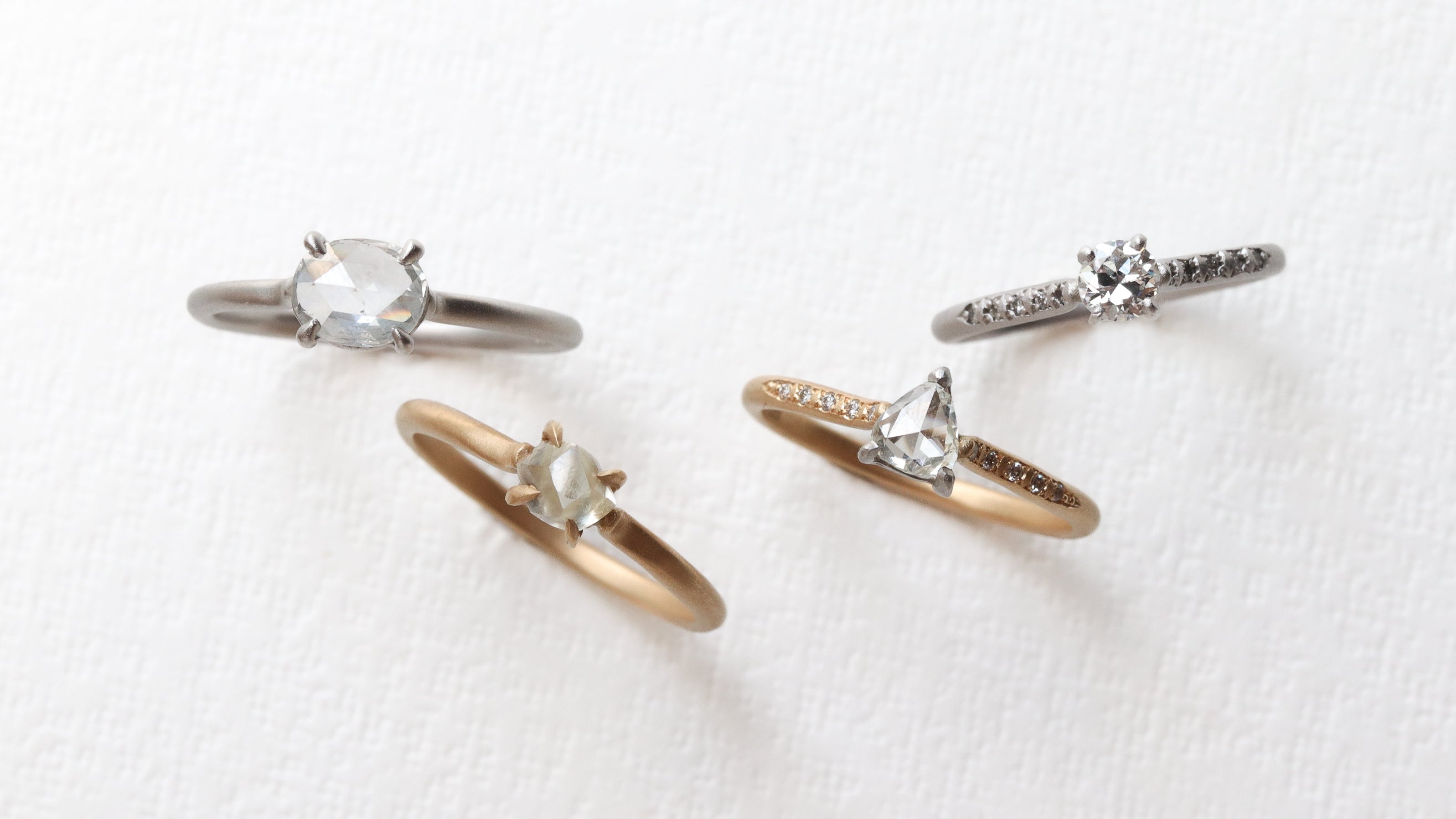 MONAKA jewellery ナチュラルダイヤ　プロングリング　15号 MONAKA jewellery ナチュラルダイヤ プロングリング 15号