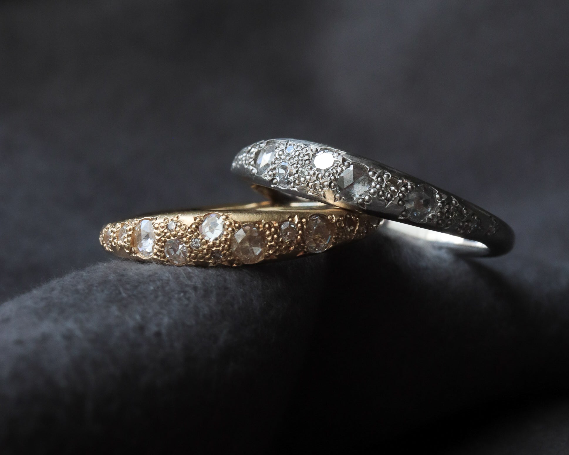 MONAKA jewellery ナチュラルダイヤ　プロングリング　15号 MONAKA jewellery ナチュラルダイヤ プロングリング 15号 MONAKA